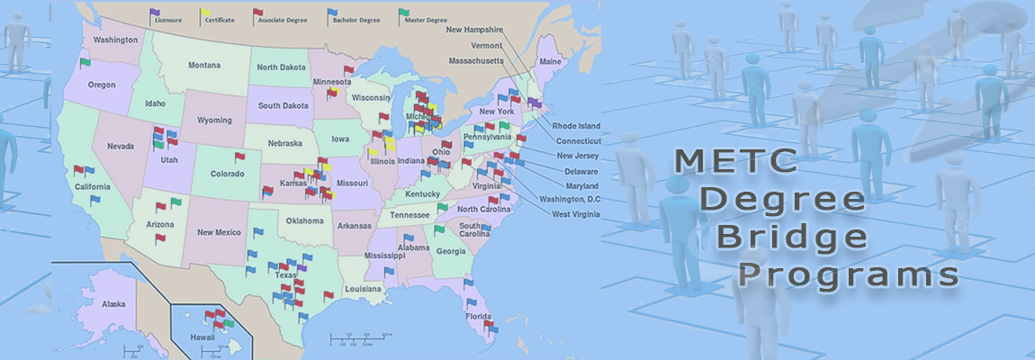 US Map of College Programs