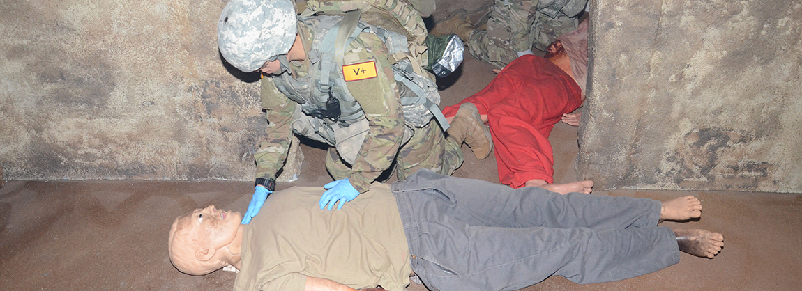 Combat Medic Specialist administering aid 8